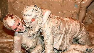 Mud wrestling girls